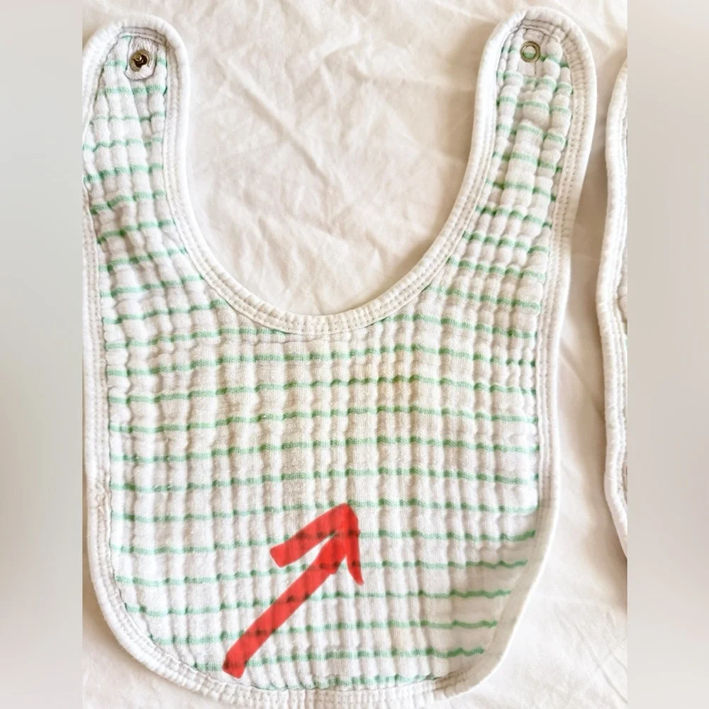 Aden + Anais Baby Bib Muslin, Burp Cloth Infant Toddler Newborn 6 PCS/ 2 Sets